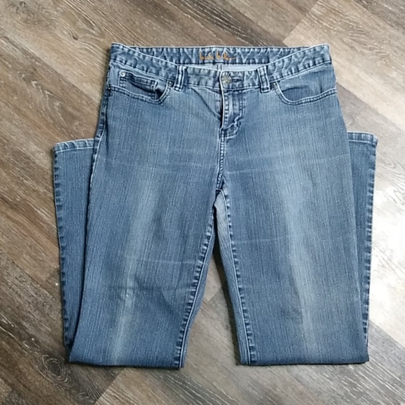 Nicole Miller Tribeca Mid Rise Straight Jean Sz 10 - Picture 2 of 7